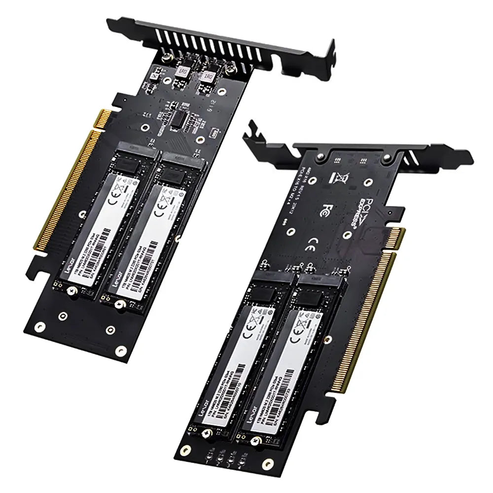 PCIe x16 to 4 NVMe